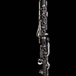 "Clarinet on black background, Studio shot"